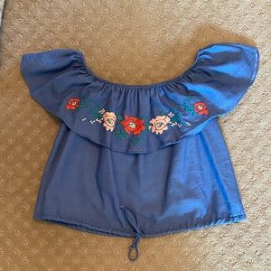 Impeccable Pig Off the Shoulder Top (size small)